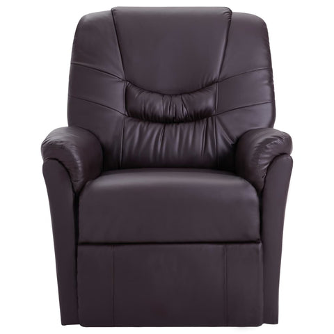 Reclining Chair Brown Leather