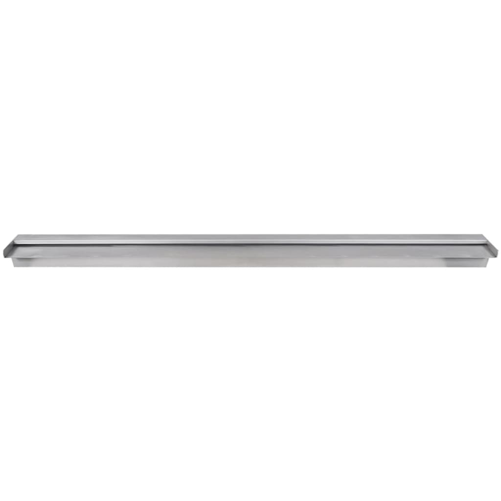 Rectangular Waterfall Pool Fountain Stainless Steel 150 cm