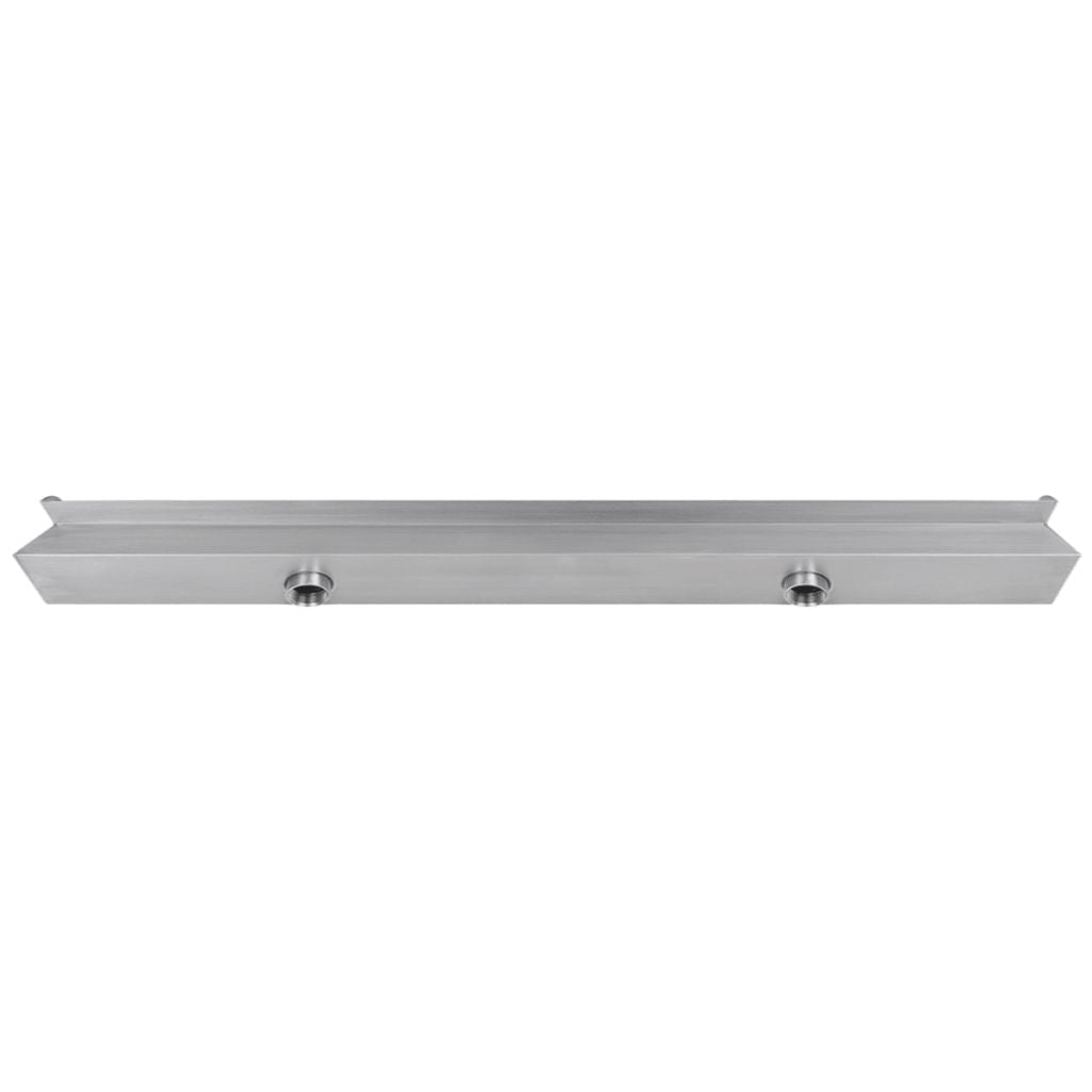 Rectangular Waterfall Pool Fountain Stainless Steel 150 cm