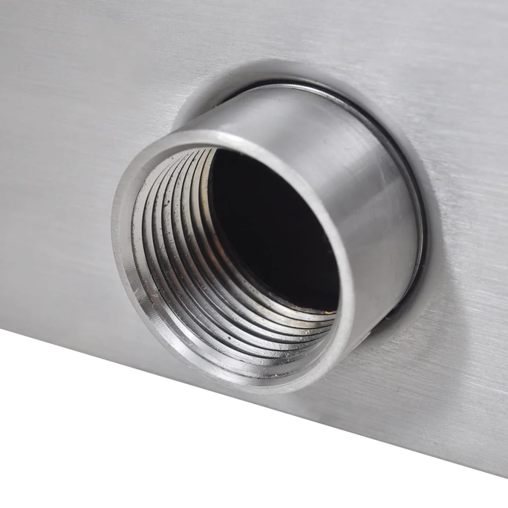 Rectangular Waterfall Pool Fountain Stainless Steel 150 cm