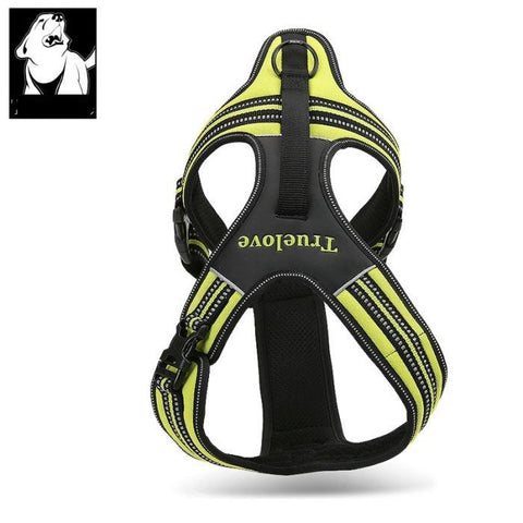 S Reflective Heavy Duty Harness Neon Yellow