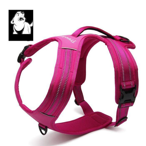 S Reflective Heavy Duty Harness Pink