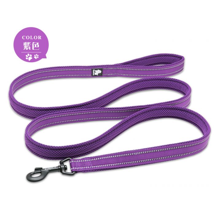 Purple colour - Reflective Pet Leash 2 meters Purple