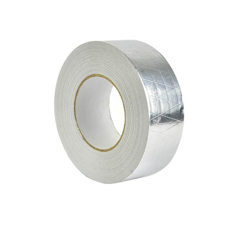 tools & accessories Reinforced Aluminium Foil Tape Insulation Heating Duct Silver 50mm x 50M 5 Pack