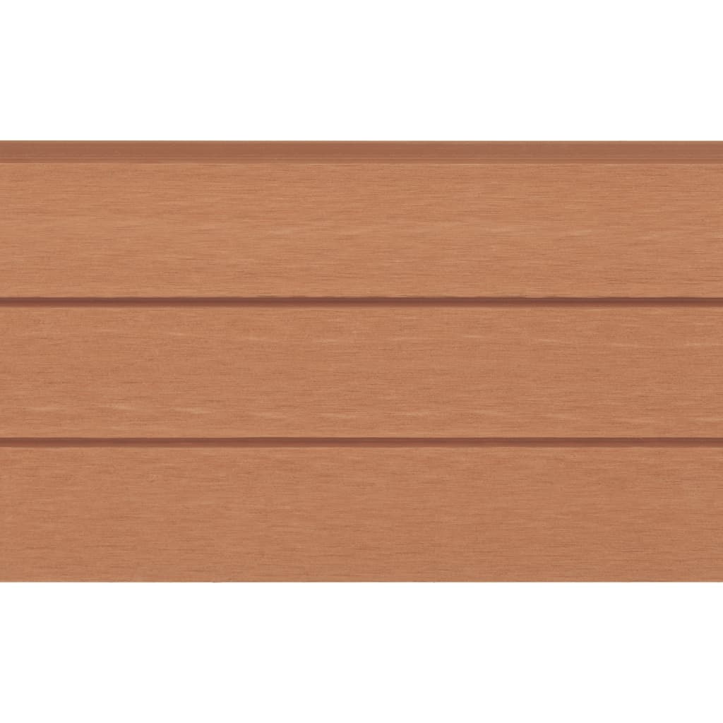 Replacement Fence Boards WPC 7 pcs 170 cm Brown - Simple deals