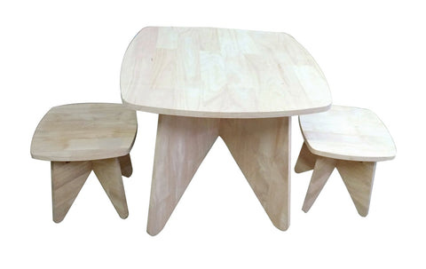 Kids Furniture Retro Kid table and stool set