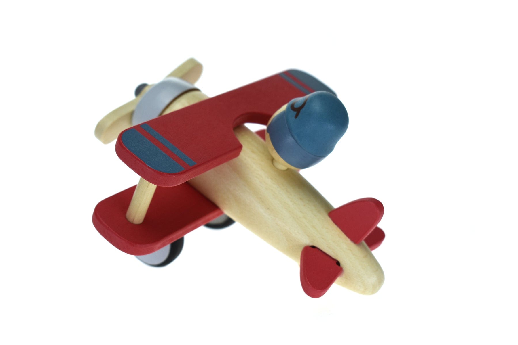 Retro Lge Biplane Red
