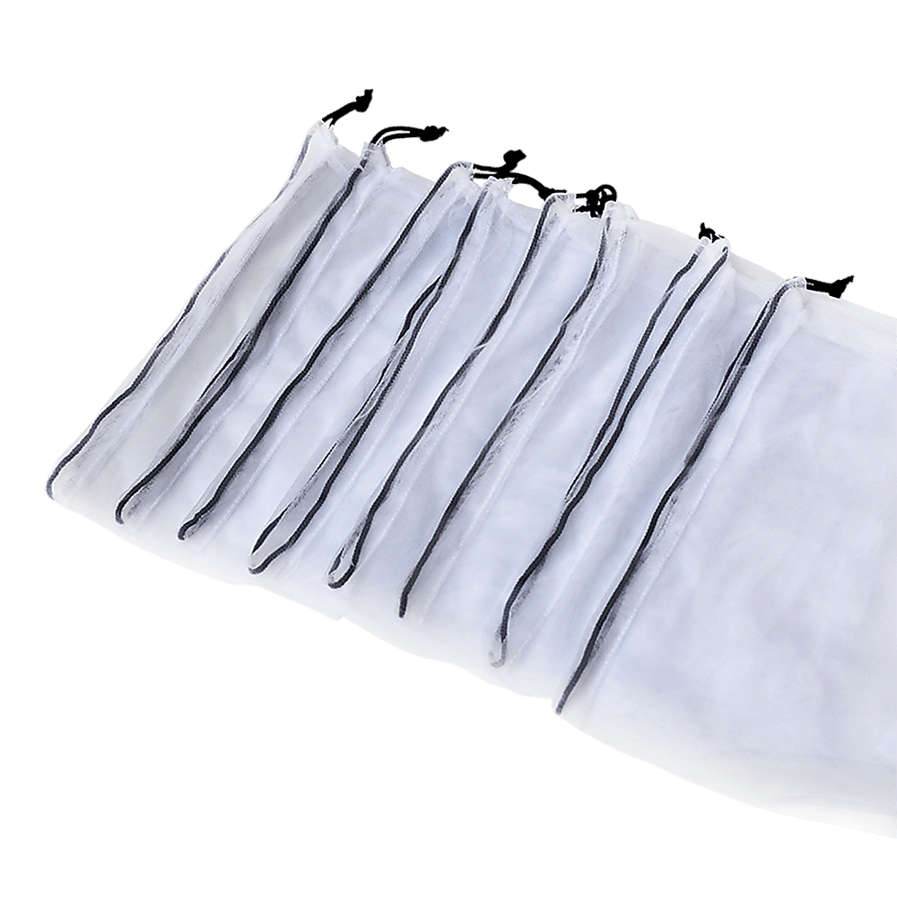 Reusable Produce Bags Fruit & Vegetable Shop Grocery Fridge Eco Mesh 8 Pack