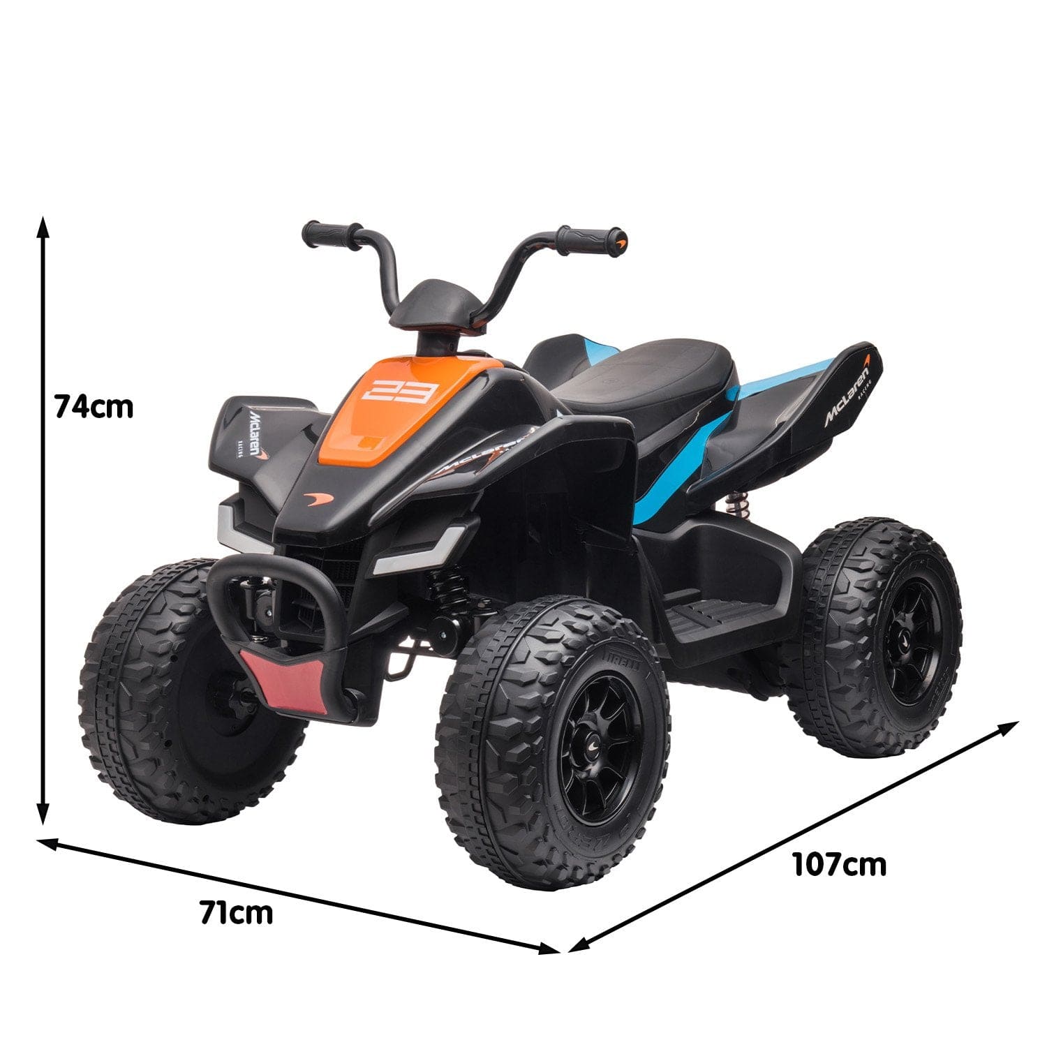 Ride On Electric Quad Bike - Black