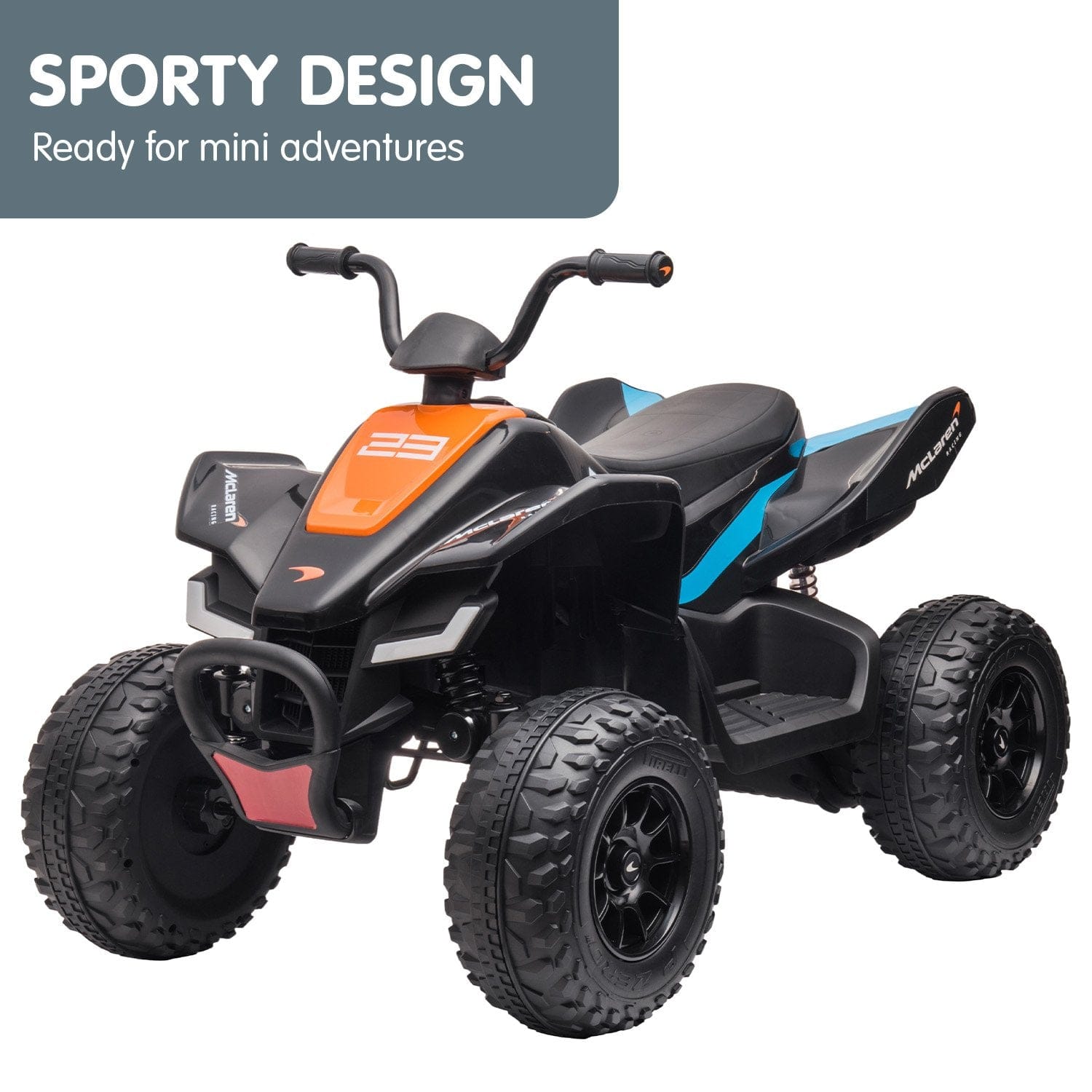 Ride On Electric Quad Bike - Black