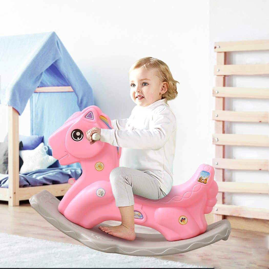 kids products Ride on Horse Kids Play Toy Pink