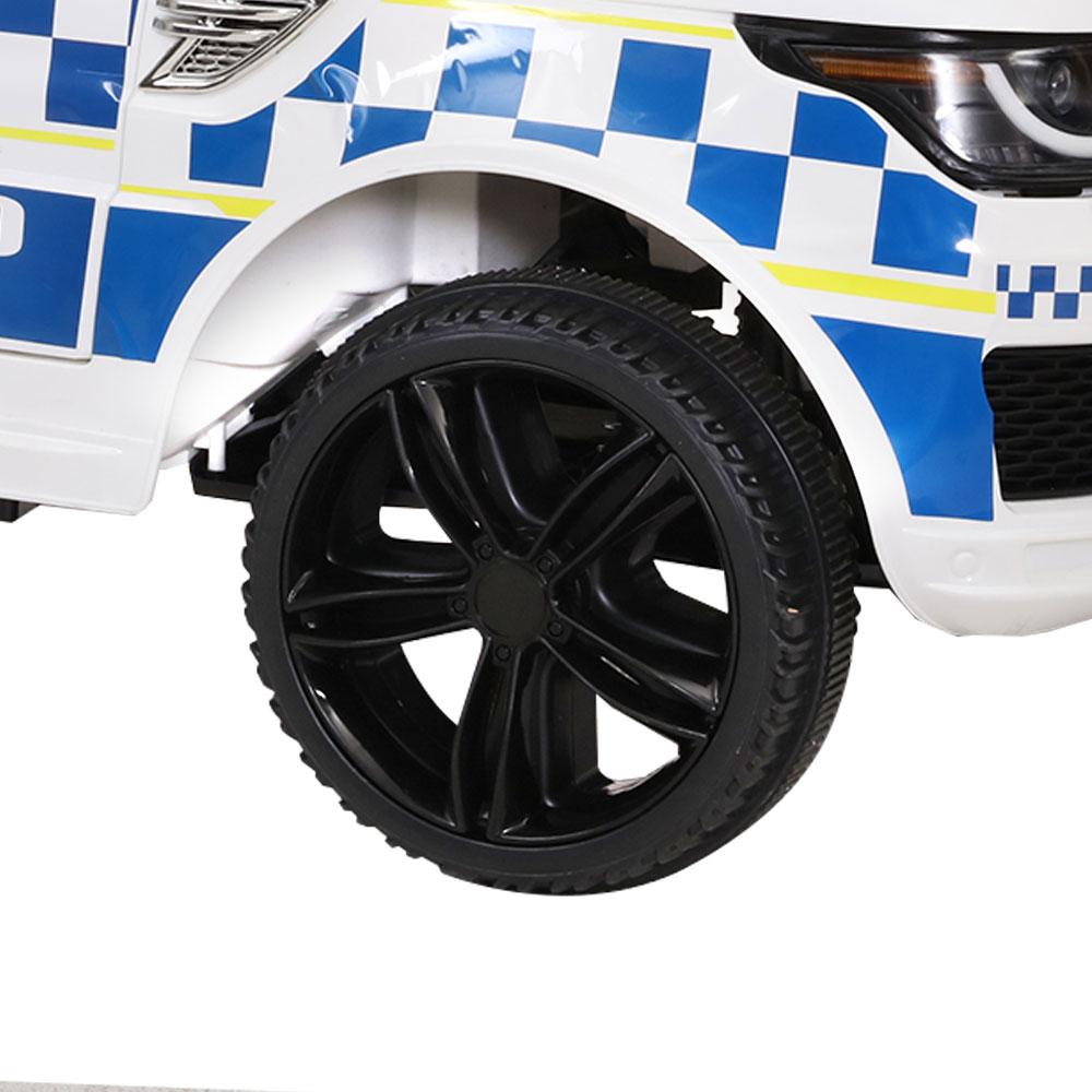 early sale simpledeal Rigo Kids Ride On police Car Toy White