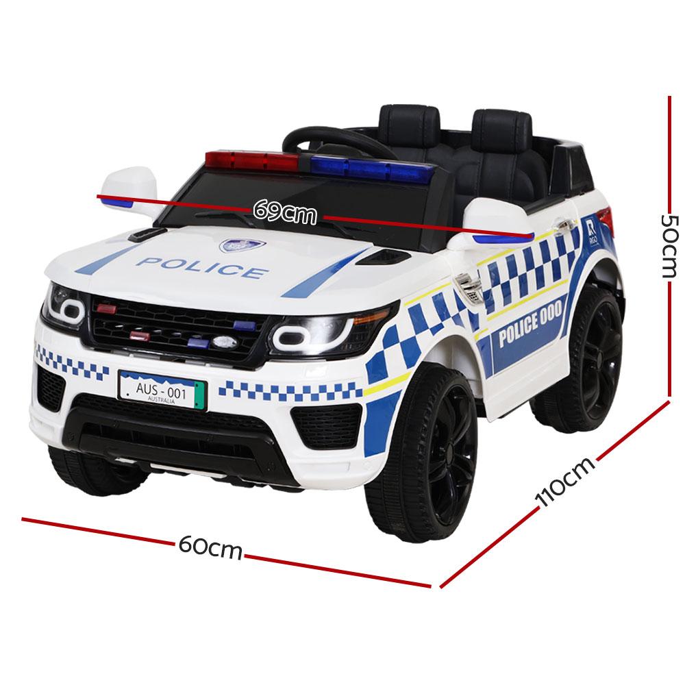 early sale simpledeal Rigo Kids Ride On police Car Toy White