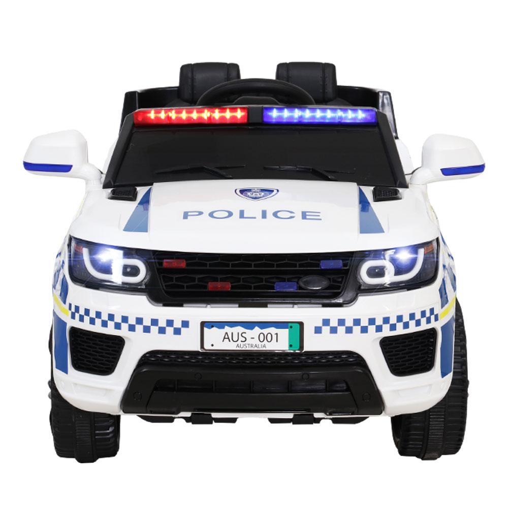 early sale simpledeal Rigo Kids Ride On police Car Toy White