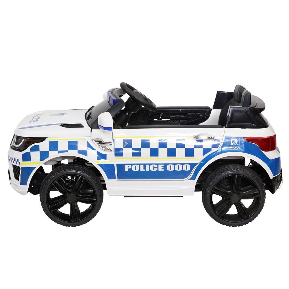 early sale simpledeal Rigo Kids Ride On police Car Toy White