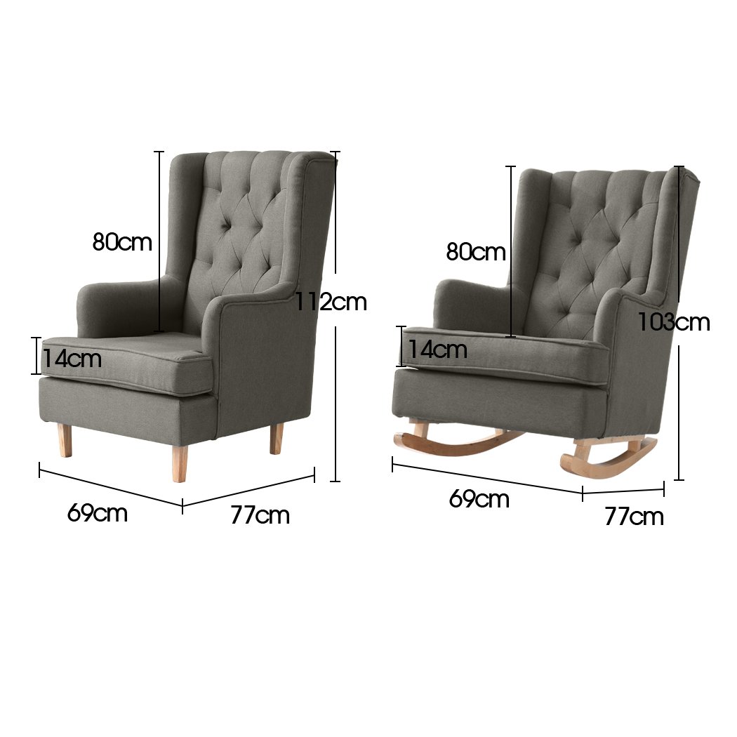 living room Rocking Armchair for Baby Feeding