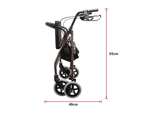 Rollator Walker Walking Frame With Wheels Black