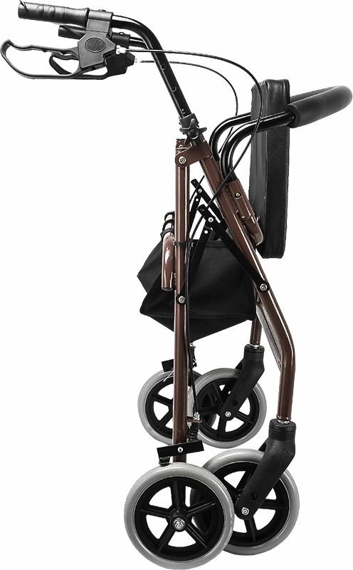 Personal Care Rollator Walker Walking Frame With Wheels Black
