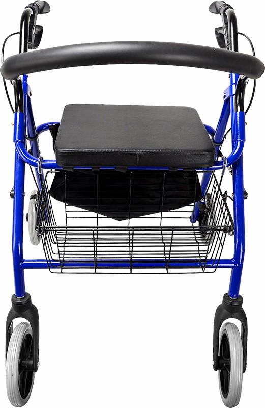 Personal Care Rollator Walker Walking Frame With Wheels Blue