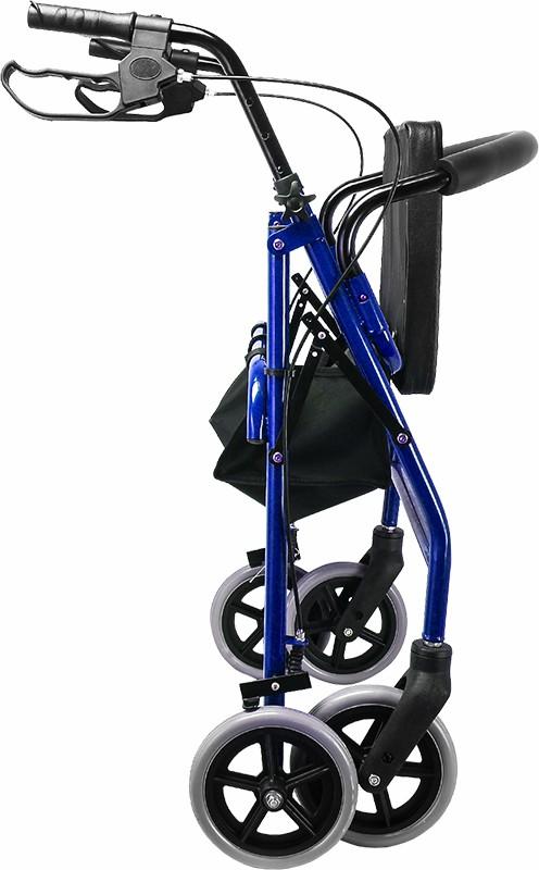 Personal Care Rollator Walker Walking Frame With Wheels Blue