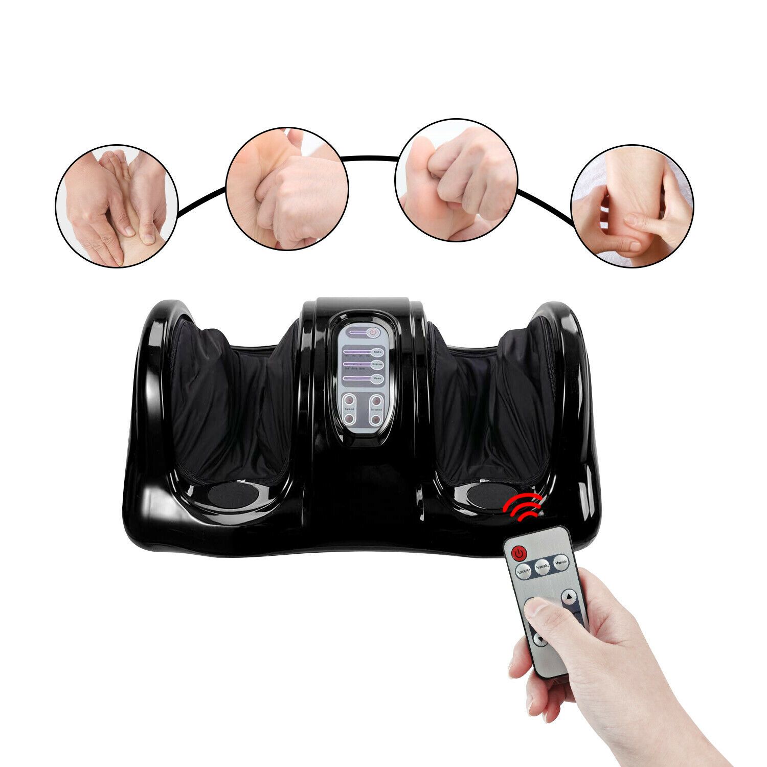 Roller Ankle Kneading Electric Remote Foot Massagers