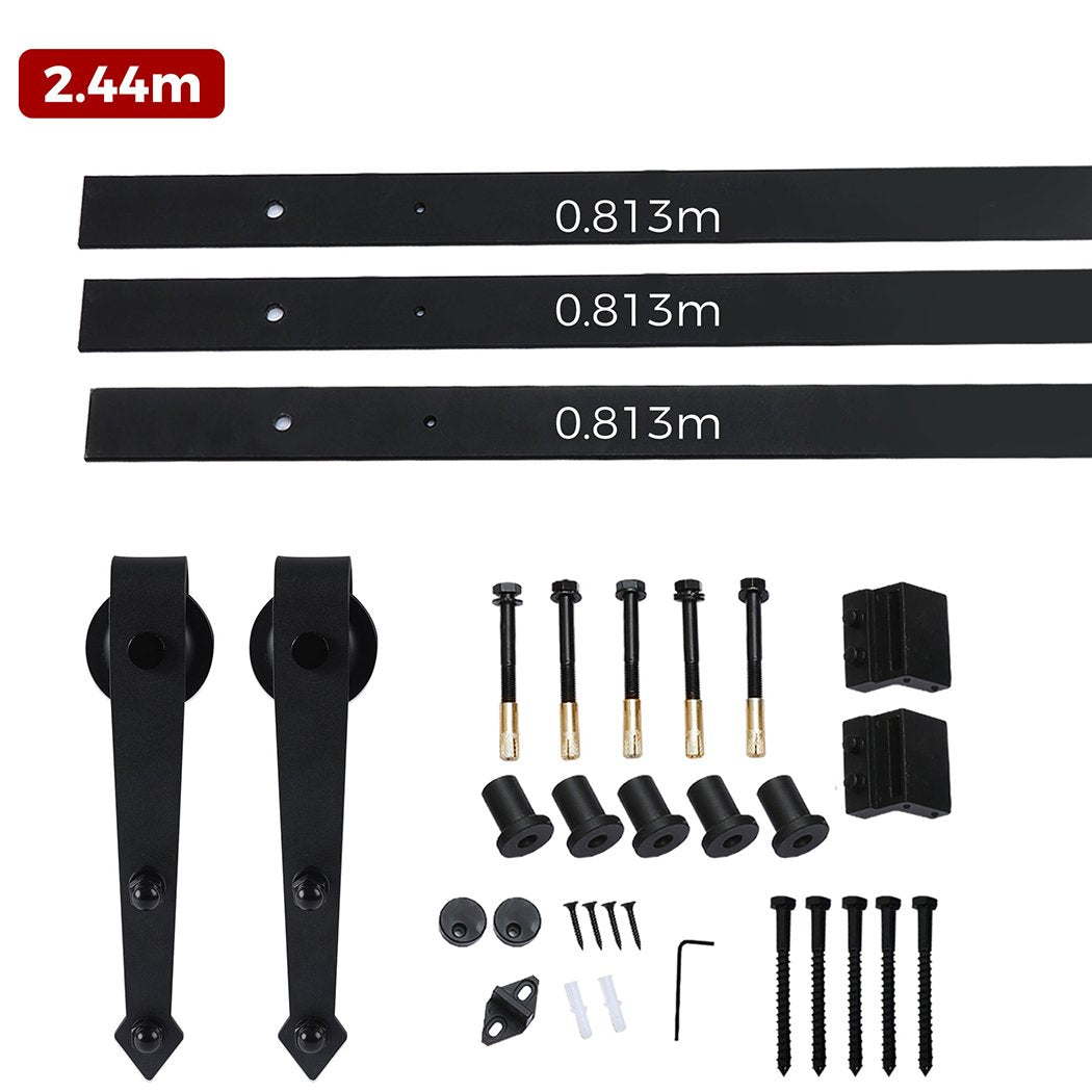 Barn Door Kits Roller Kit 2.44M Antique Classic Single