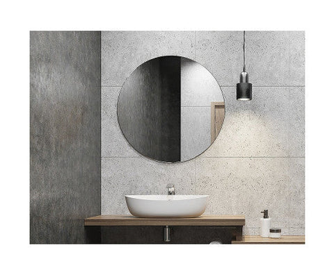 Round Wall Mirror Bathroom Makeup Mirror-80cm/90cm