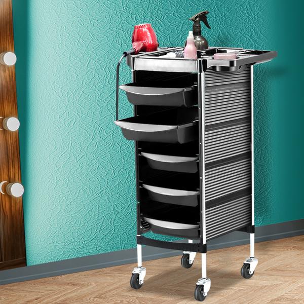 salon&spa equipment Salon Spa Rolling Storage Cart 6 Tier
