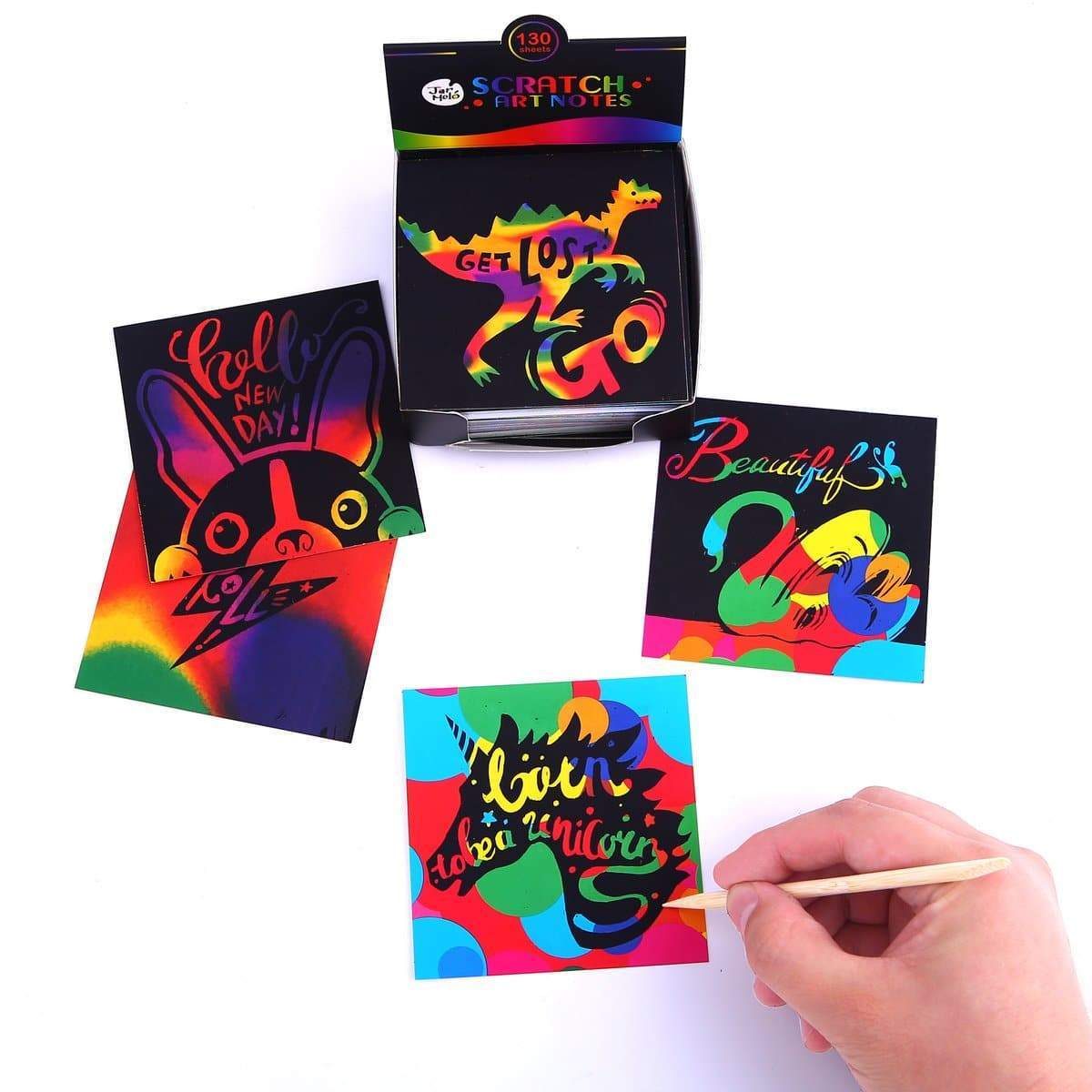 toys for above 3 years above Scratch Art Notes Set
