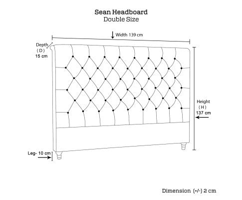 Sean Headboard Double Size