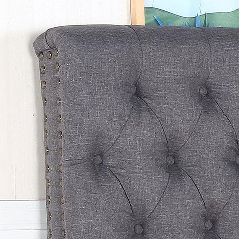 Queen Size Charcoal French Provincial Headboard