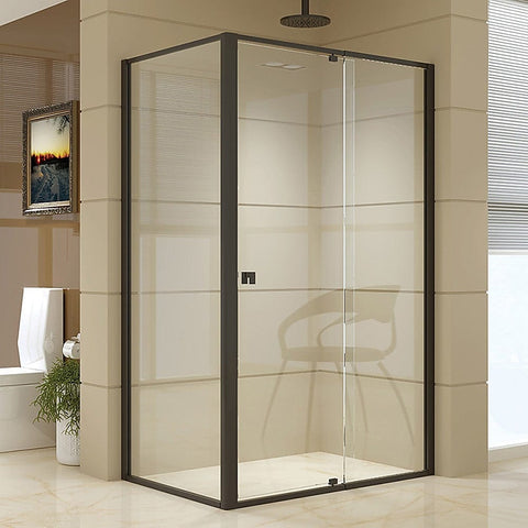 Semi Frameless Shower Screen (114~122)X 195Cm & (77~80)X 195Cm Side As/Nzs Glass