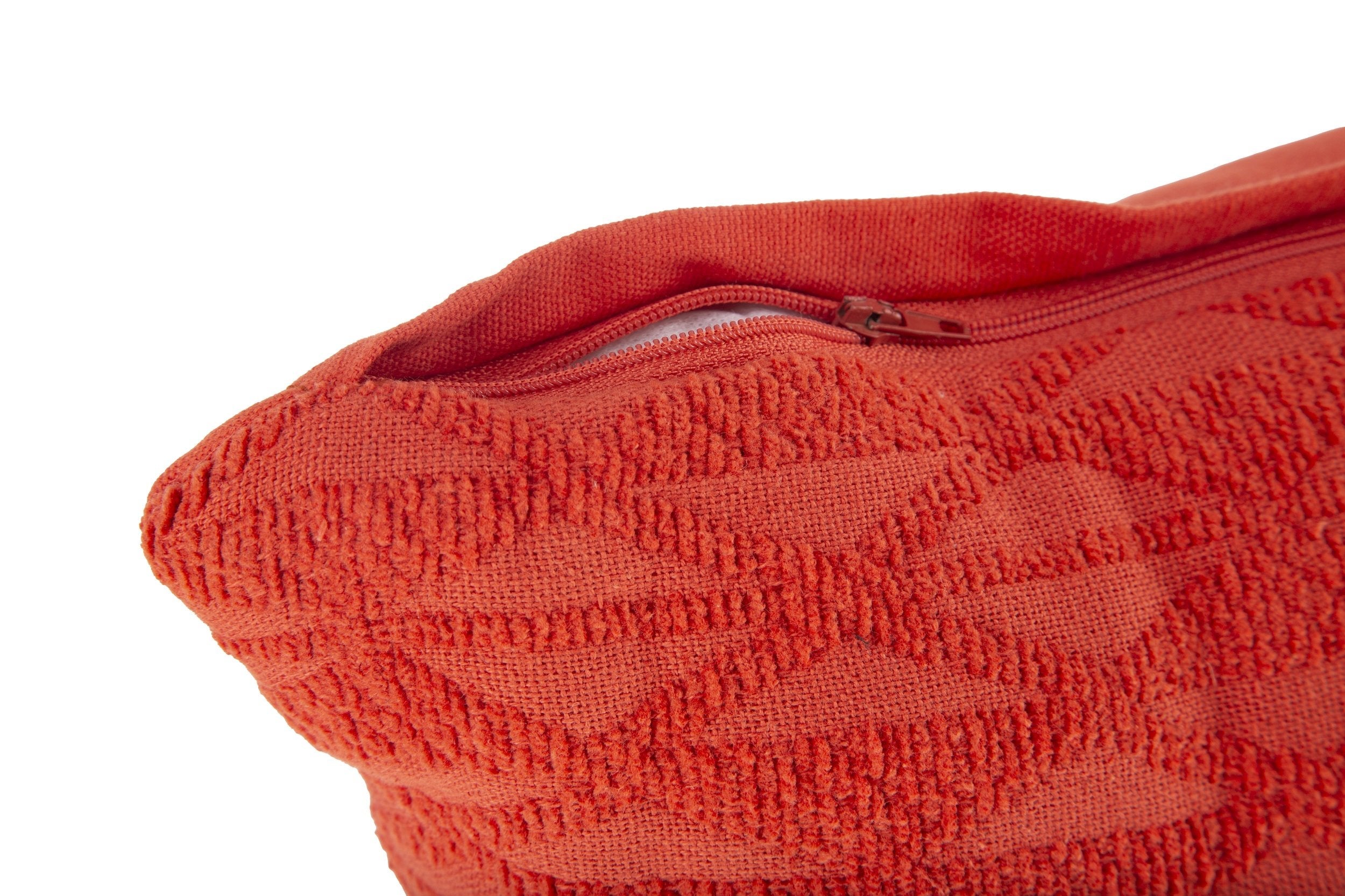 Set of 2 microfibre Cushions BRICK
