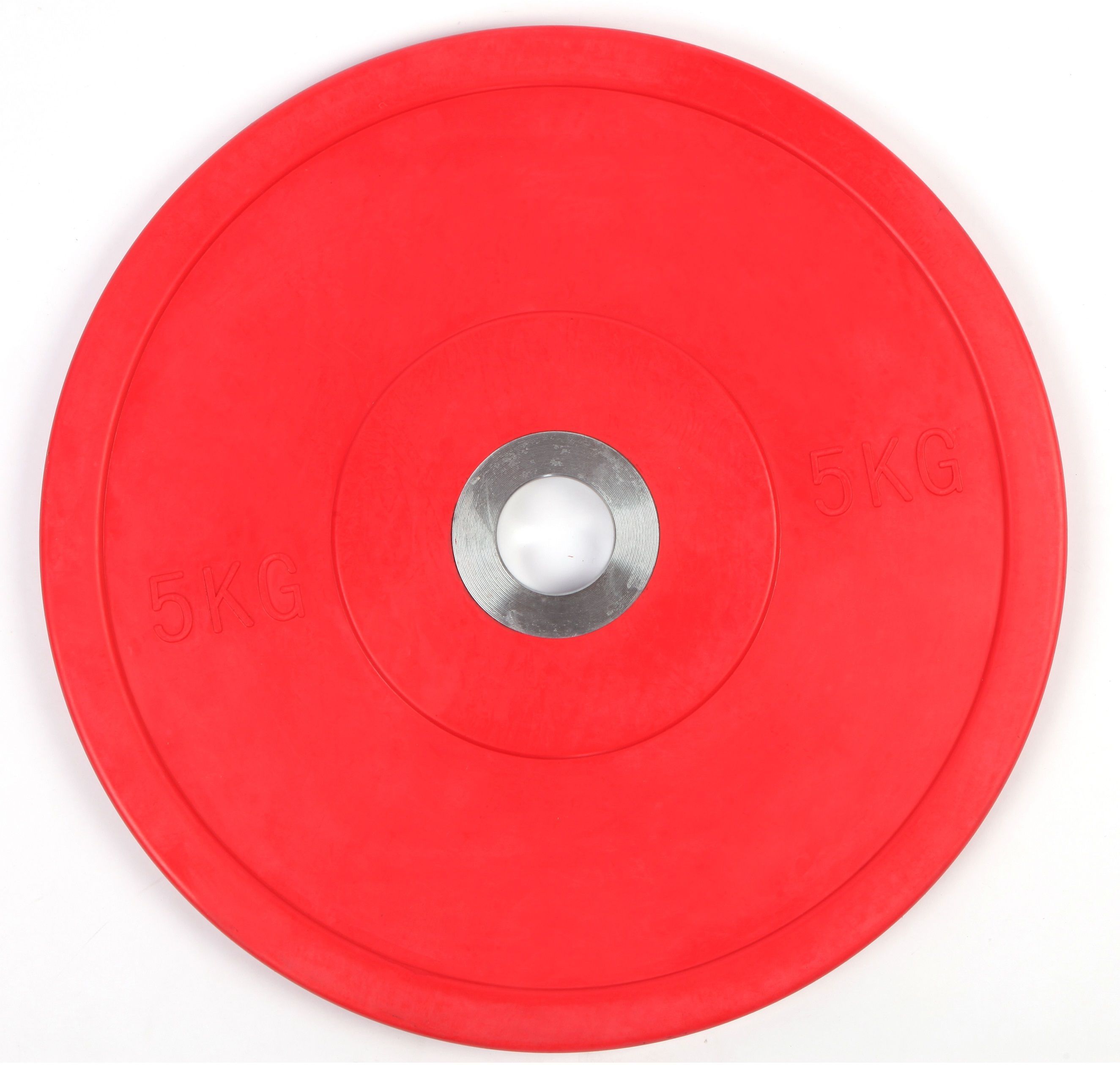 Fitness Accessories Set Of 2 X 5KG Rubber Bumper Weight Plate
