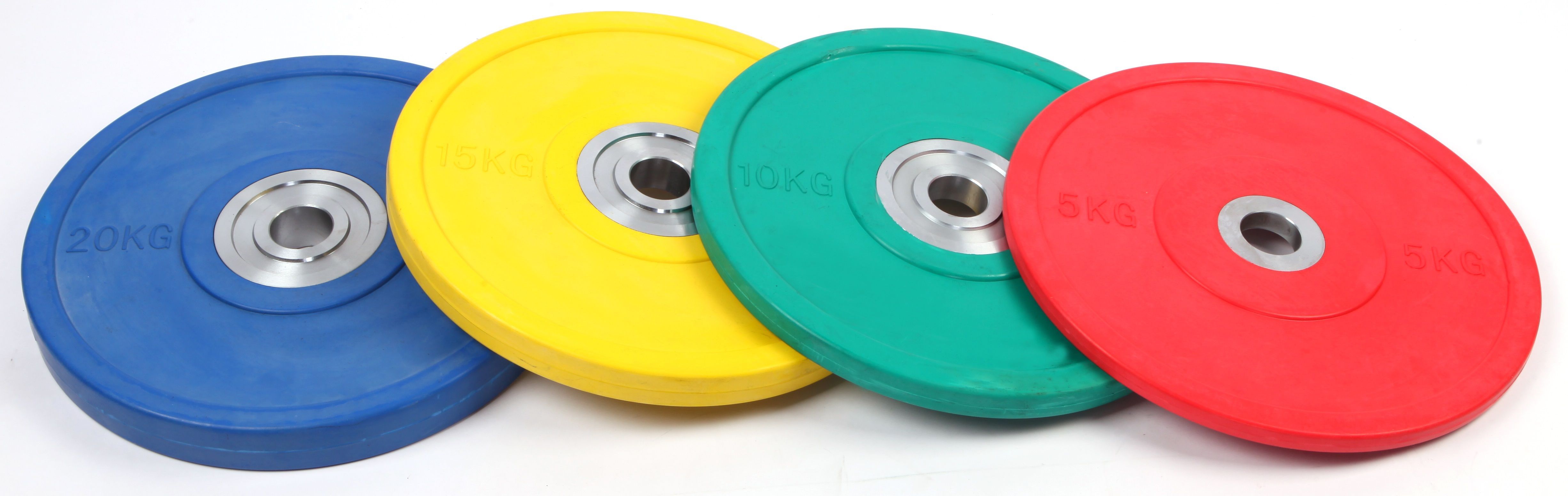 Fitness Accessories Set Of 2 X 5KG Rubber Bumper Weight Plate