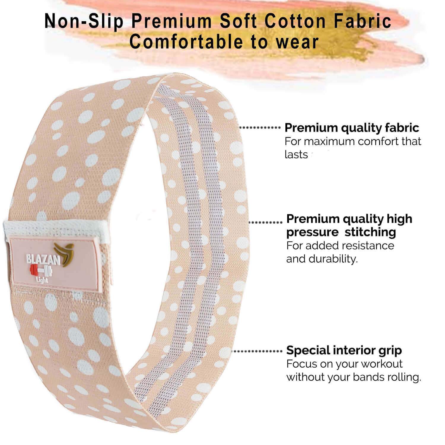 sports & outdoors Set of 3 Non-Slip Booty Bands for Hip Circle Workout