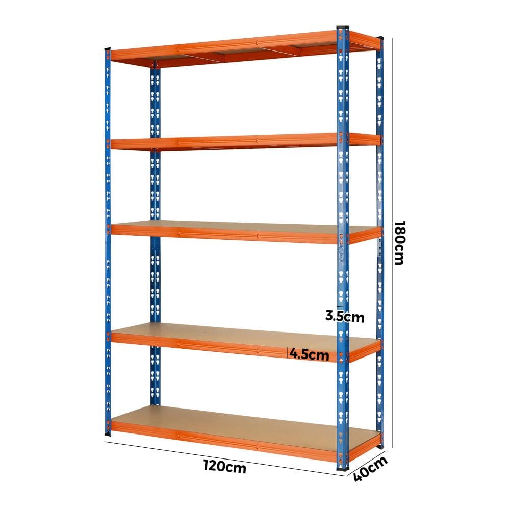 Sharptoo Garage Shelving Warehouse Shelves Storage Rack Pallet Racking 1.8x1.2m  manualy add