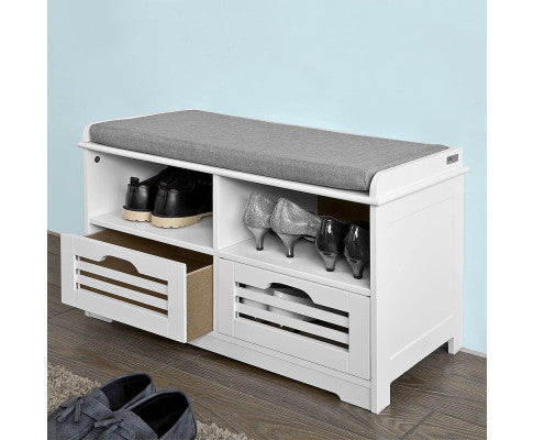 Shoe Rack with Drawers, Shelf and Storage Bench