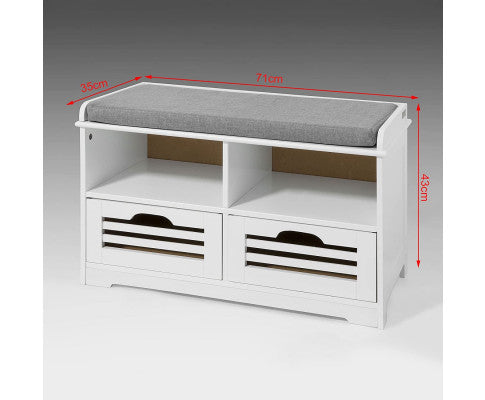 Shoe Rack with Drawers, Shelf and Storage Bench