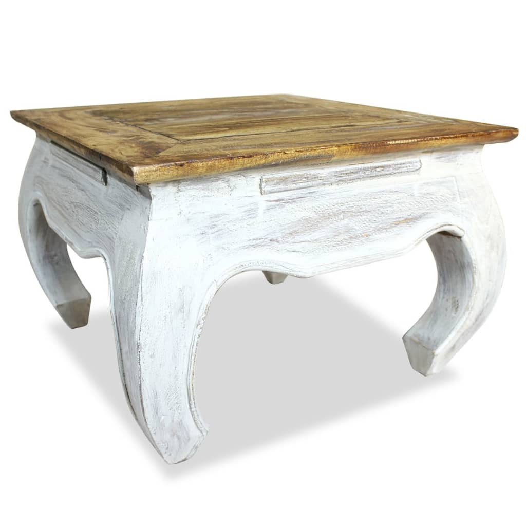 Side Table Solid Reclaimed Wood 50x50x35 cm