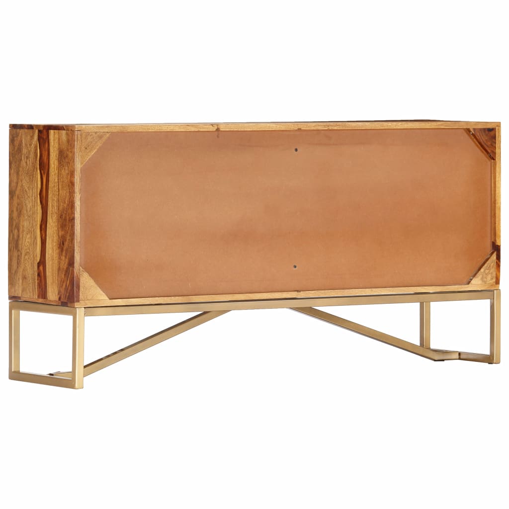 Sideboard 118x30x60 cm Solid Sheesham Wood