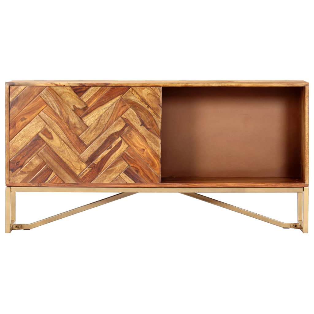 Sideboard 118x30x60 cm Solid Sheesham Wood