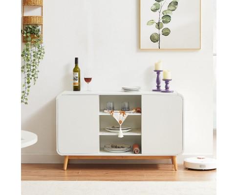 Living Room Sideboard Buffet Table-White