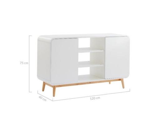 Living Room Sideboard Buffet Table-White