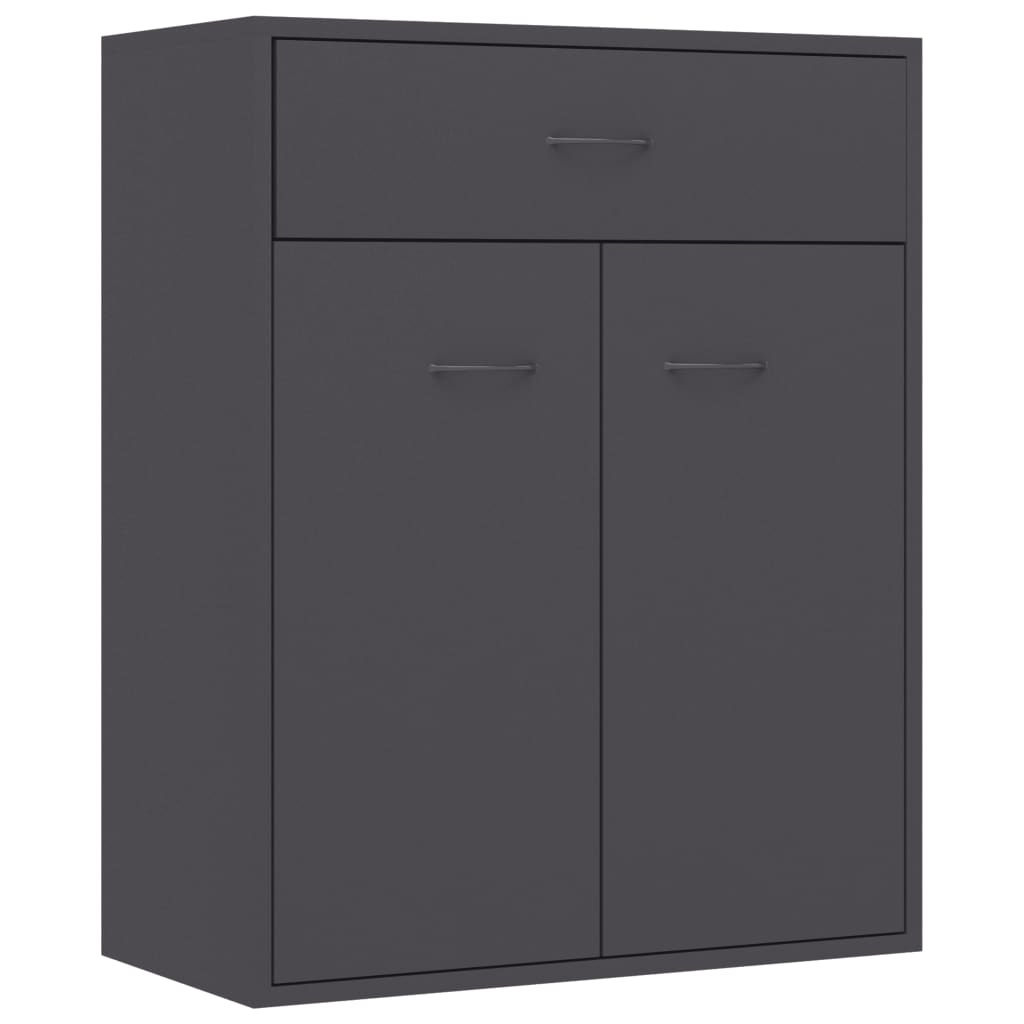 Sideboard Grey 60x30x75 cm Chipboard