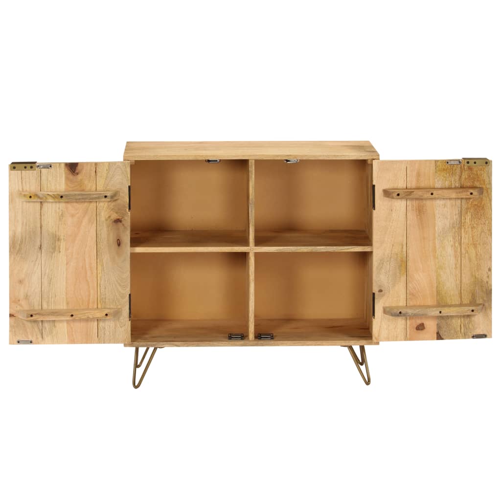 Sideboard Solid Mango Wood 80x30x75 cm