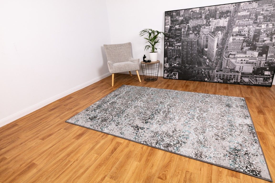 idropship table 15 Silky touch rug grey blue c8313/grey blue