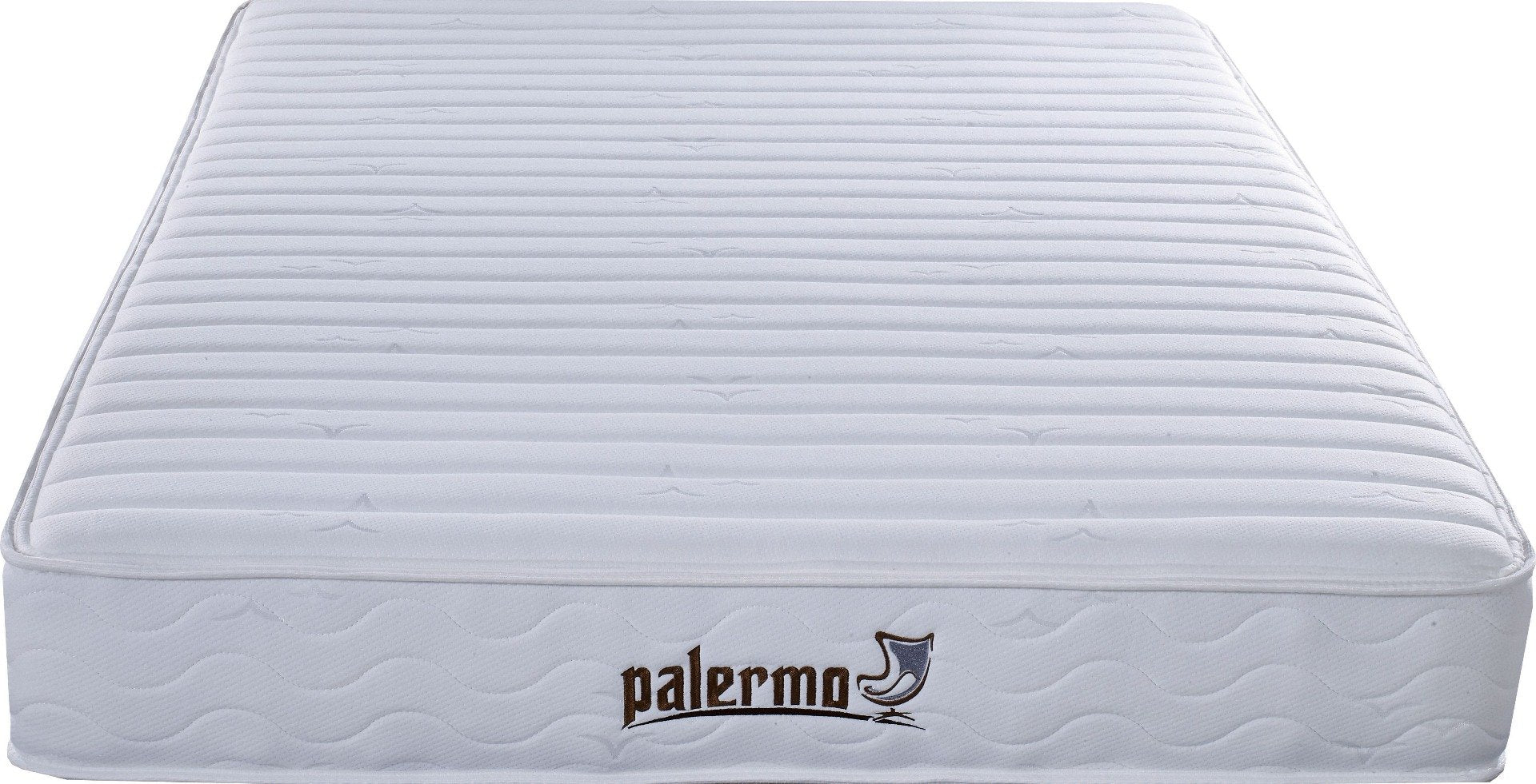 Furniture Palermo Contour 20cm Encased Coil Double Mattress CertiPUR-US Certified Foam