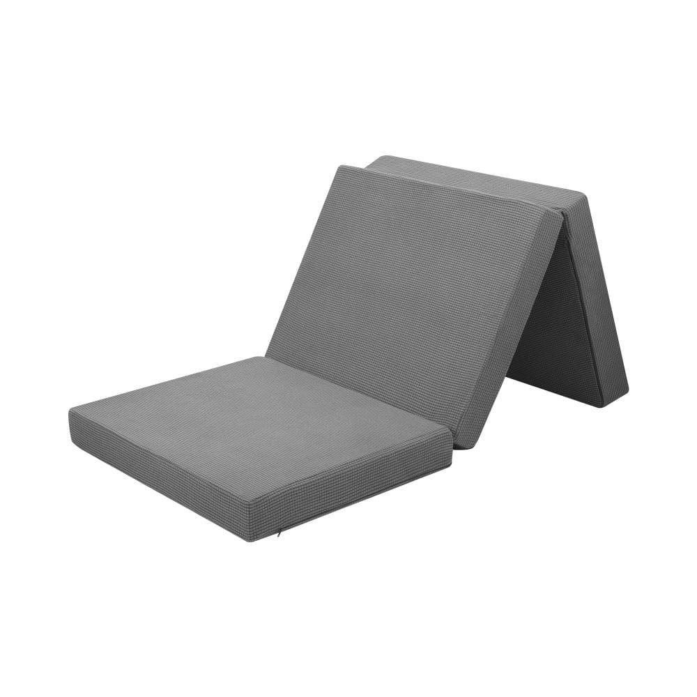 Simple Deals Folding Foam Mattress Single Sofa Bed Trifold Sleeping Camping Cushion Mat