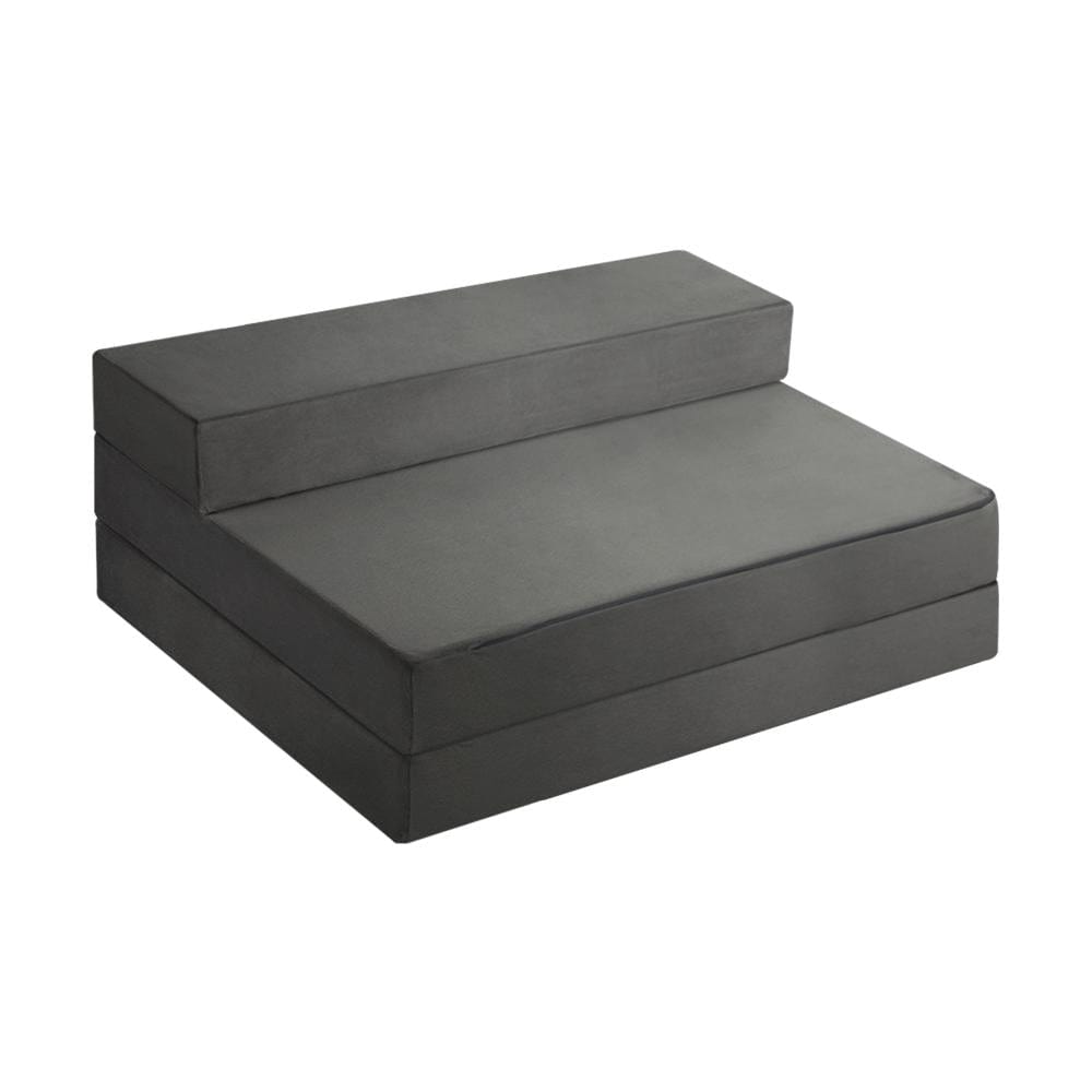 Simple Deals Folding Foam Mattress Sofa Bed Trifold Camping Sleeping Cushion Mat Double